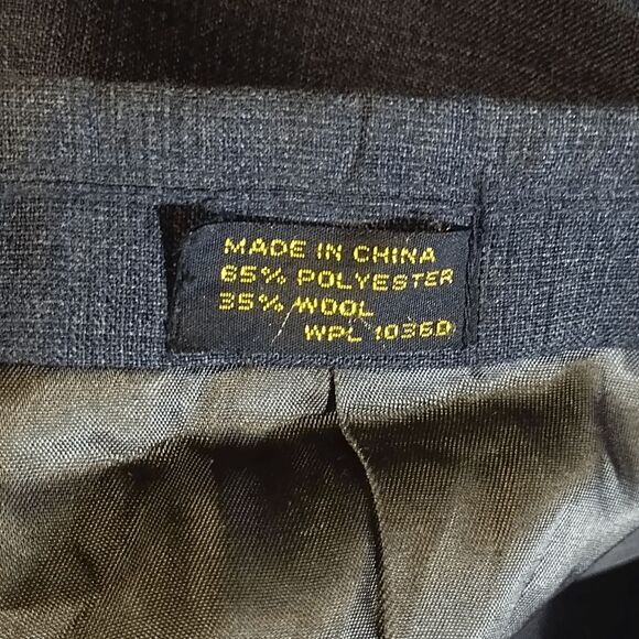 Carlo Briani Dark Gray Wool Suit Jacket Blazer Sz 44R 44 Regular *Jacket Only* - Picture 4 of 7